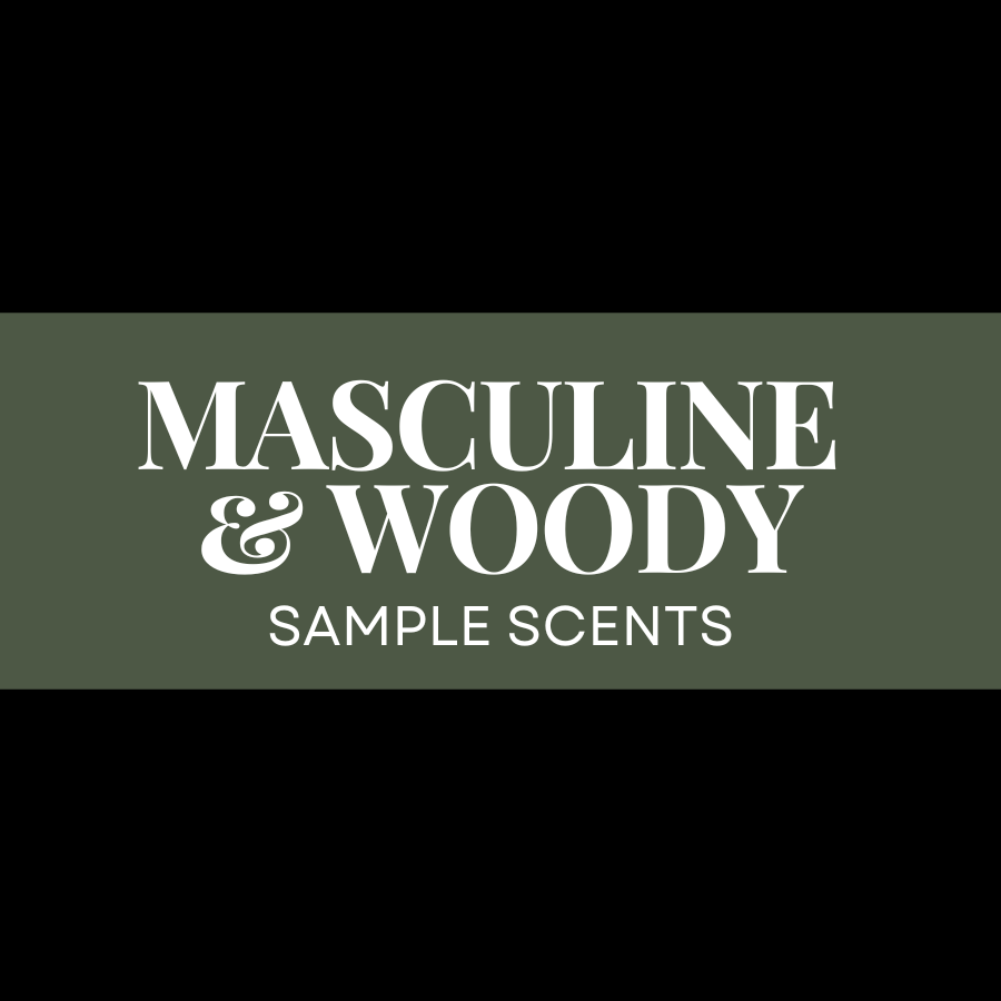 MASCULINE & WOODY ROOM & LINEN PERFUME SAMPLES