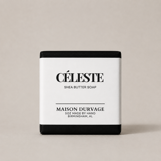 5oz CELESTE SHEA BUTTER SOAP