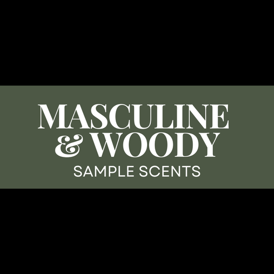 MASCULINE & WOODY ROOM & LINEN PERFUME SAMPLES