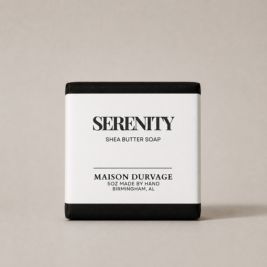 5oz SERENITY SHEA BUTTER SOAP